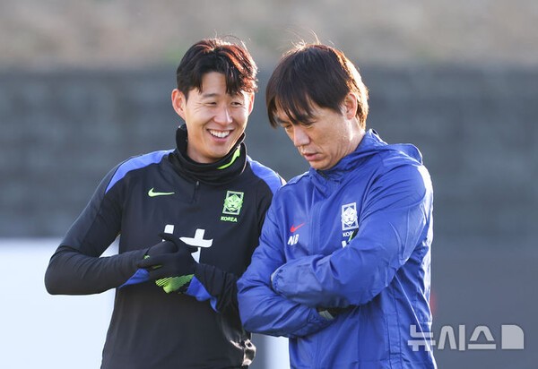 대한민국 축구 국가대표팀 훈련 관련 이미지